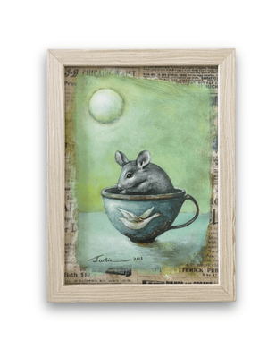 'Charlotte' framed mini print