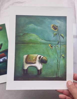 Sunflower Blues | Mini Print * New | Pre Order