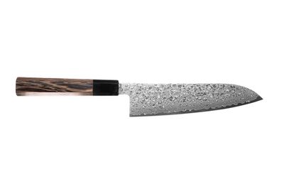 Sakai Takayuki Ginga 69 Layer Damascus Japanese Santoku Knife 180mm