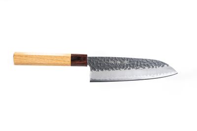 Sakai Takayuki Aogami super Kurouchi Santoku knife 165mm
