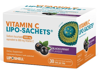 Vitamin C Lipo-Sachets Blackcurrant 30 Sachets
