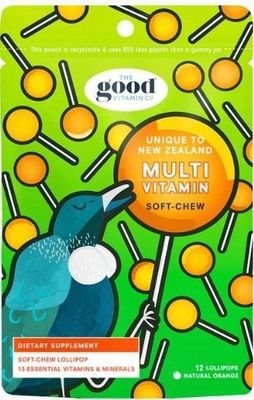 Good Vitamin Co Kids Multi Vitamin Lollipop - 12 pack