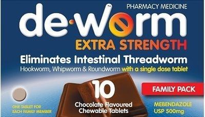 De-Worm Extra Strength Family Pack 10
