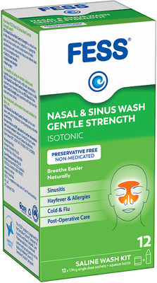 Fess Nasal &amp; Sinus Wash Kit 12 Sachets