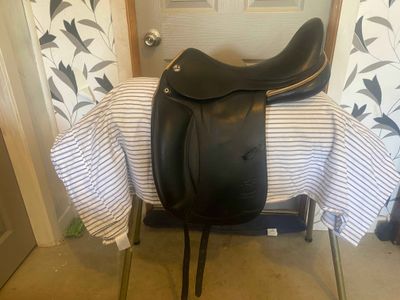 Secondhand Dressage PRESTIGE X-D1D K ZERO SADDLE Black 17 MW