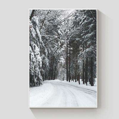 Winter Forest framed canvas 90x120cm