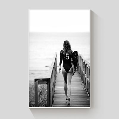 Surfer No.5 framed canvas 70x100cm