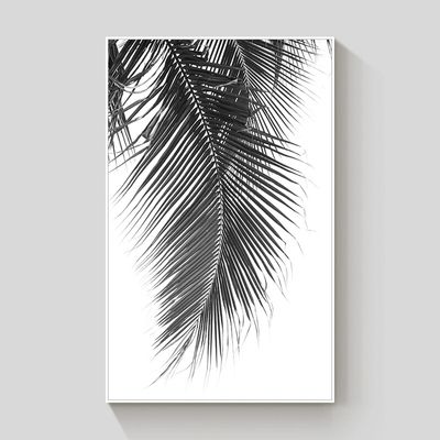 Simple Palm II framed canvas 60x90cm
