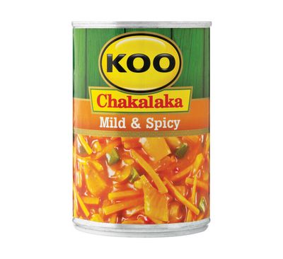 Koo Chakalaka 410g - Mild &amp; Spicy (BB 02/24)