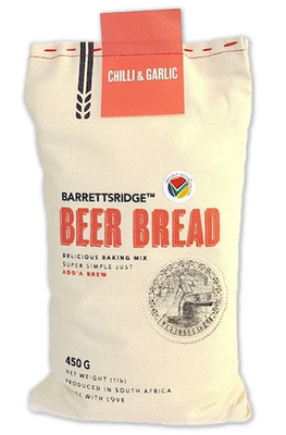 Barretts Ridge Beer Bread Mix 450g - Chilli &amp; Garlic (BB 02/24)