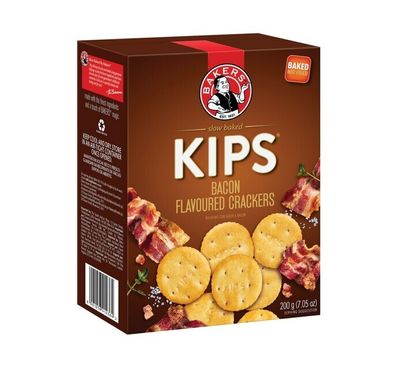 CLEARANCE Bakers Kips 200g - Bacon (BB 13/06/23)