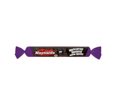 Maynards Wine Gum Rolls - Blackcurrant