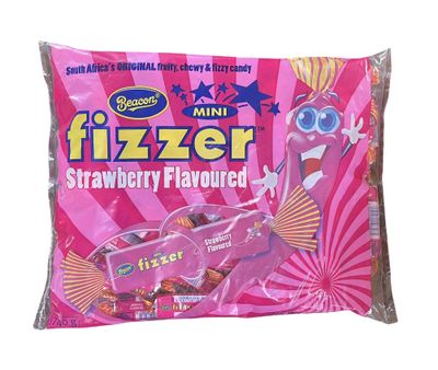 Beacon Mini Fizzers 100s - Strawberry (BB 13/03/24)