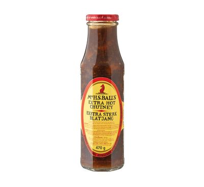 Mrs Balls Chutney 470g - Extra hot