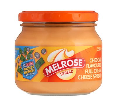 Melrose Cheese Spread 250g - Cheddar