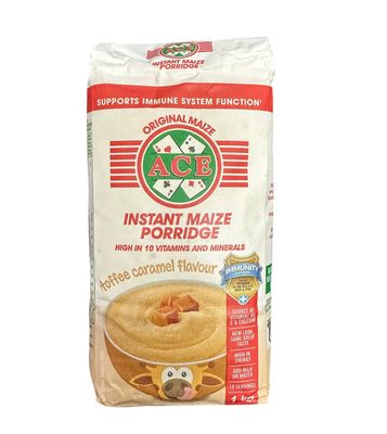 Ace Instant Porridge 1Kg - Toffee Caramel BUY 2 FOR $10 (BB 04/08/23)