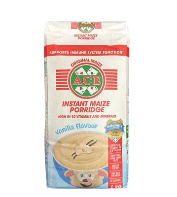 Ace Instant Porridge 1Kg - Vanilla BUY 2 FOR $10 (BB 15/08/23)