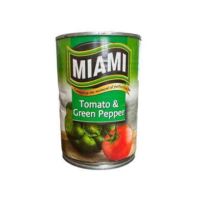 Miami Relish Tomato &amp; Green Pepper 410g (BB 13/09/24)