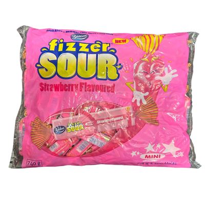 Beacon Mini Fizzers 100s - Sour Strawberry (BB 09/02/24)