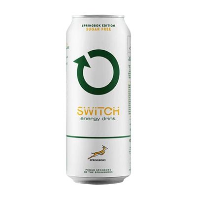 CLEARANCE Switch Energy Drink Sprinkbok Sugar Free 500ml BB 21/09/24