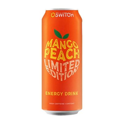 CLEARANCE Switch Energy Drink Mango Peach 500ml BB 03/10/24