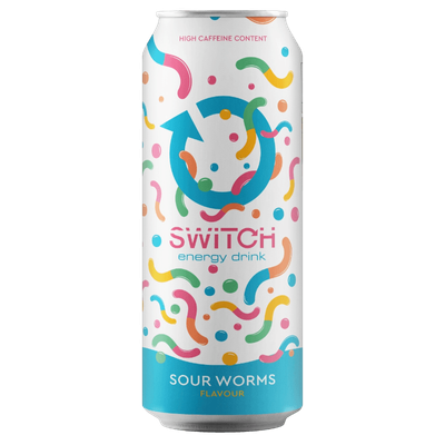 Switch Energy Drink Sour Worms 500ml