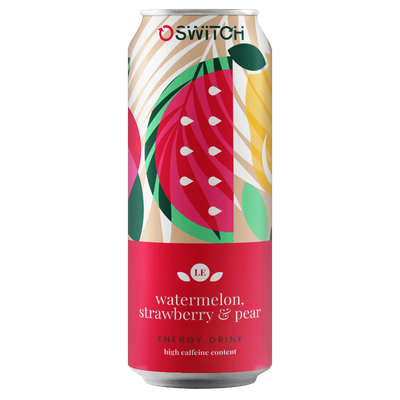 Switch Energy Drink Watermelon Strawberry &amp; Pear 500ml