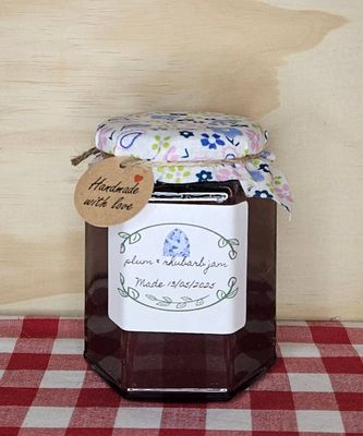 Plum and Rhubarb Jam - 250g