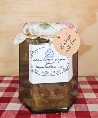 Pear, Lime &amp; Ginger Jam - 250g