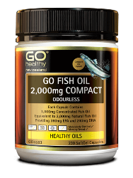 Go Healthy Fish Oil 2000mg Odourless 230 Capsules