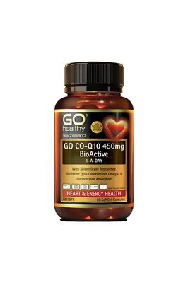 Go Healthy CoQ10 450mg 30 Capsules