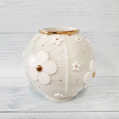 Sage Lantern Vase by Dawn Clayden