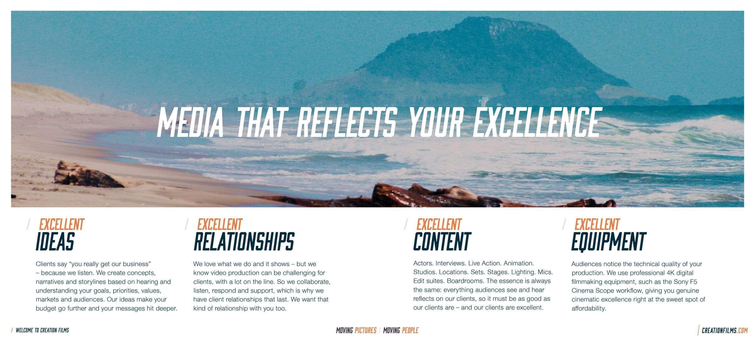 About Creation Films: Media that reflects your excellence