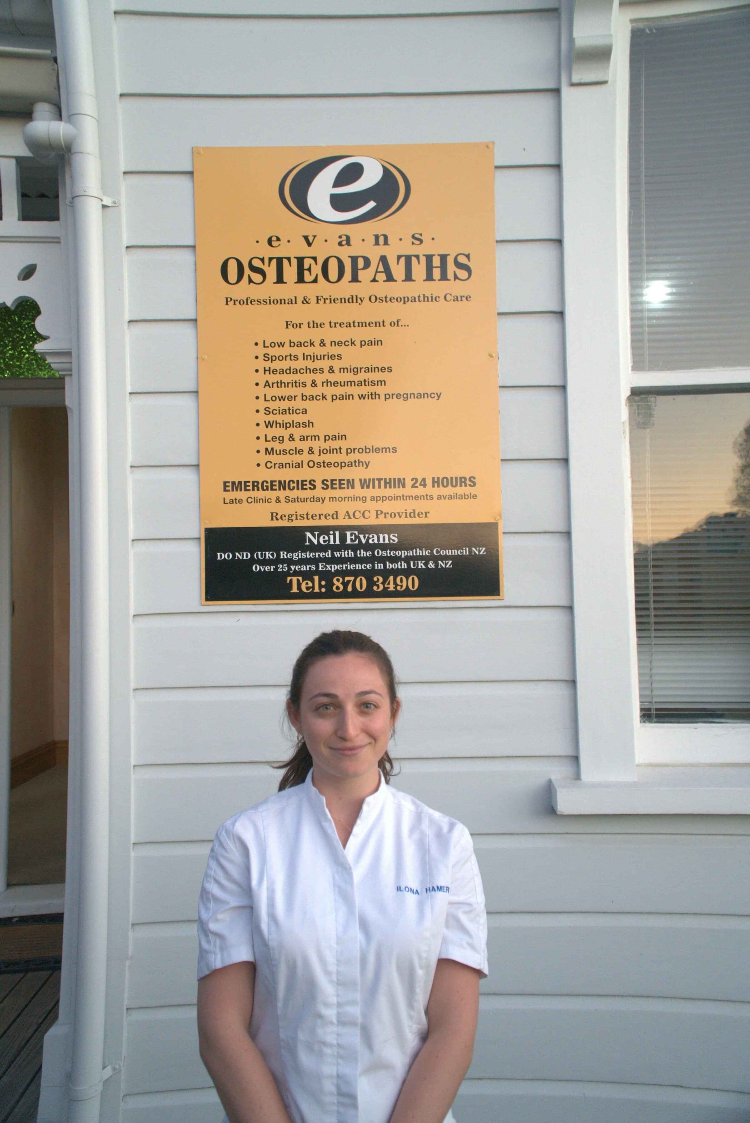 Ilona Hamer | Evans Osteopaths