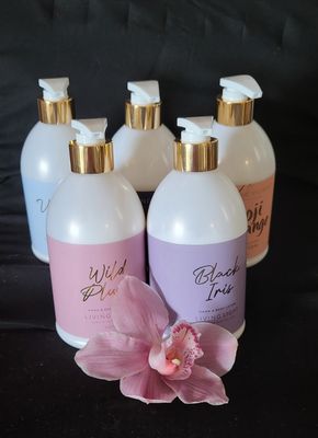Living Light Hand and Body Lotion selection 5 flavours