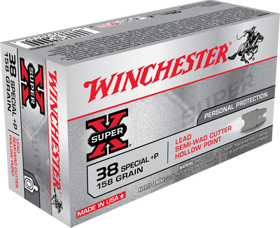 Winchester Suoer X 38 Special 158gr Lead Round Nose