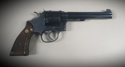 Smith &amp; Wesson K-Frame Revolver 38 S&amp;W SN 750875