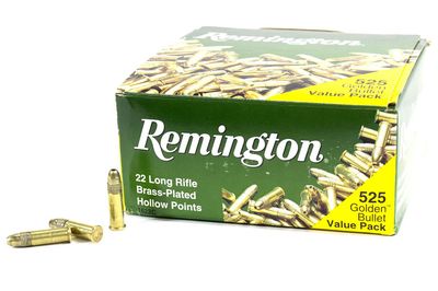 Remington 22LR Hollow Point 525 Golden Bullet Value Pack 1622C