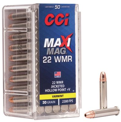 CCI Maxi Mag .22 WMR HP+V 22 Mag JHP 30gr Varmint