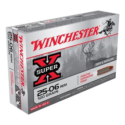 Winchester Super X 25-06 REM 120gr PEP