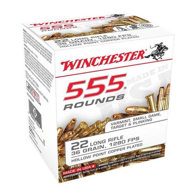 Winchester Super X .22LR 36gr LHP 555 Pack