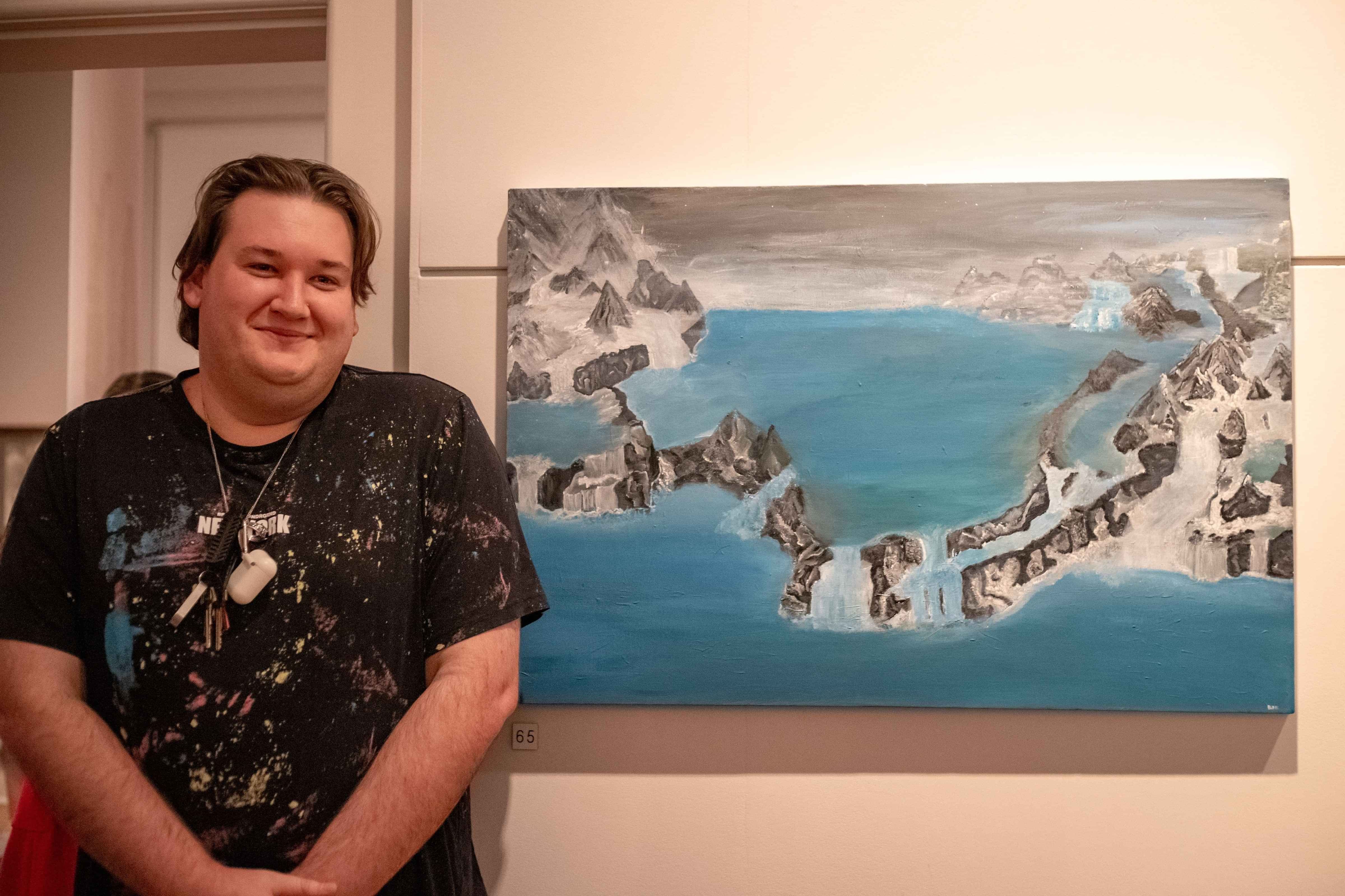 Winning artwork from the Arts for Health Annual New Zealand Art Competition