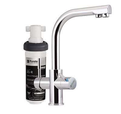 Puretec Z1-T3 Quick Twist Undersink Water Filter System with LED mixer tap