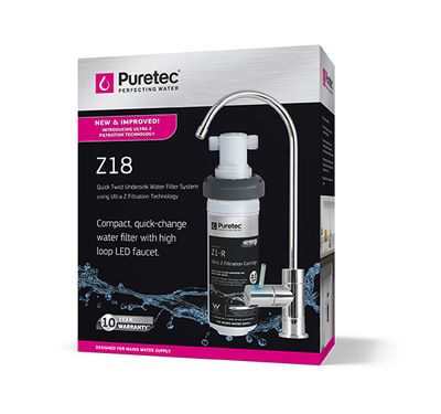 Puretec Z18 Quick-twist Undersink Water Filter System.