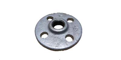 Galvanised Round Flange with pre-drilled holes