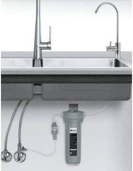 Puretec SIB1-PL Undersink Water Filter System with Faucet and Pressure Limiting Valve