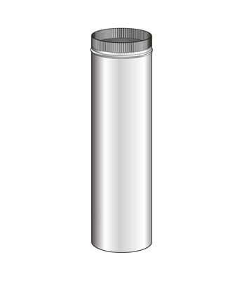 Flue Pipe - Galvanised Outer Casing