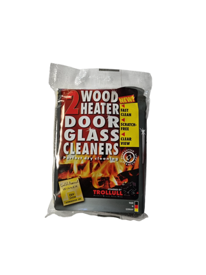 Trollull Wood Heater Glass Cleaner 2pk
