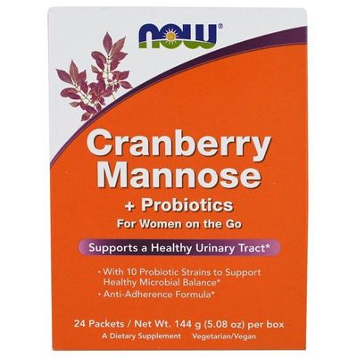 Cranberry Mannose + Probiotic 24 packet (6g) each