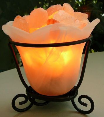 Glass Bowl Salt Lamp